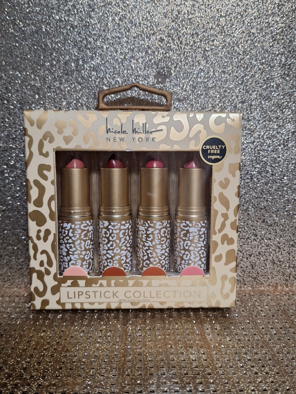 Nicole Miller New York Lipstick Collection - Neutral Pinks, Peach, Red Shades